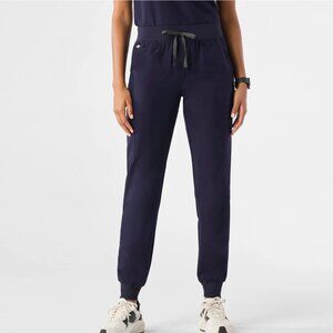 Figs Women's Zamora Jogger Scrub Pants in Navy Blue - Size Medium